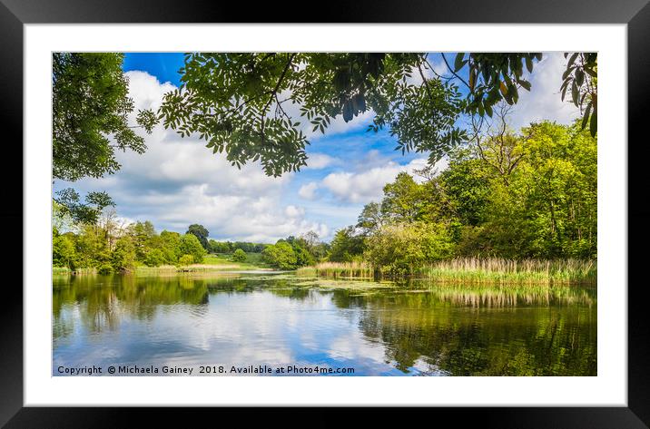 Stanton Country Park, Wiltshire, United Kingdom Framed Mounted Print by Michaela Gainey