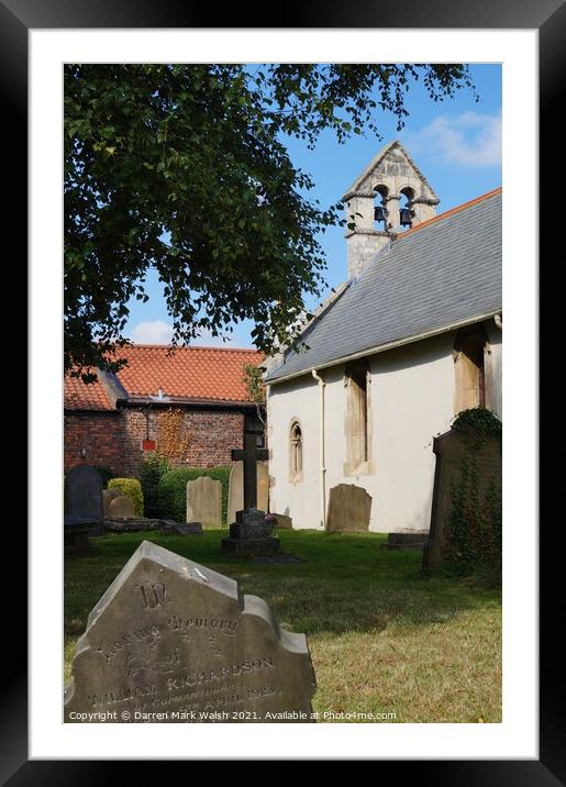 St Giles Church Framed Mounted Print by Darren Mark Walsh