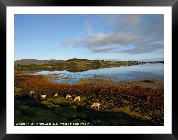Morning at Loch Dunvegan Framed Mounted Print by Darren Mark Walsh