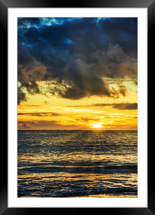 Tenerife Sunset Framed Mounted Print by Alan Jackson