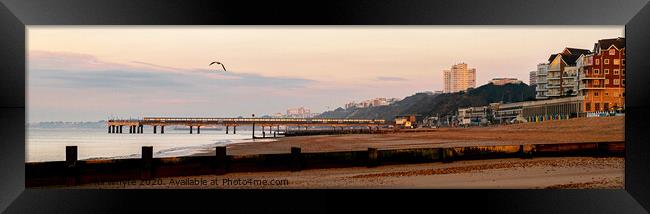 Boscombe Pier at Dawn Framed Print by Phil Whyte