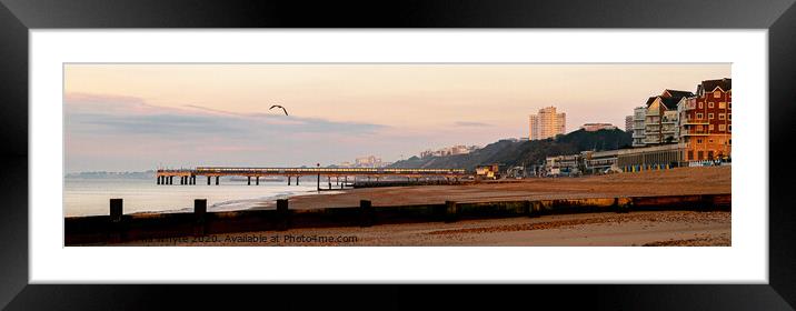 Boscombe Pier at Dawn Framed Mounted Print by Phil Whyte
