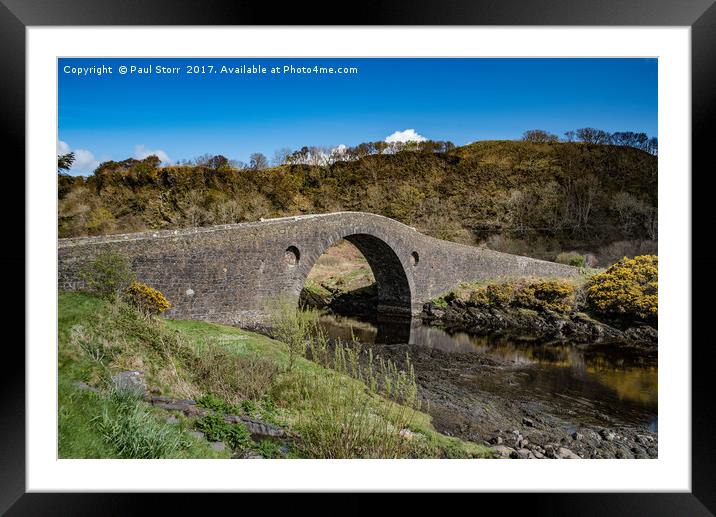 Clachan Bridge Over The Atlantic Framed Mounted Print by Paul Storr