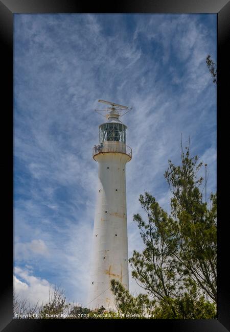 Old Lighthouse in Bermuda Framed Print by Darryl Brooks