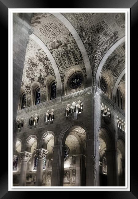 Arches in Black and White Framed Print by Darryl Brooks