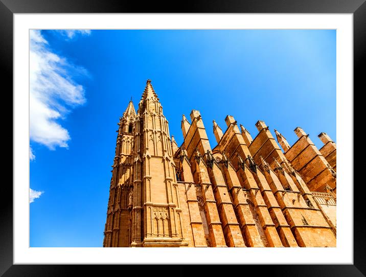 Cathedral of Santa Maria of Palma Framed Mounted Print by Darryl Brooks