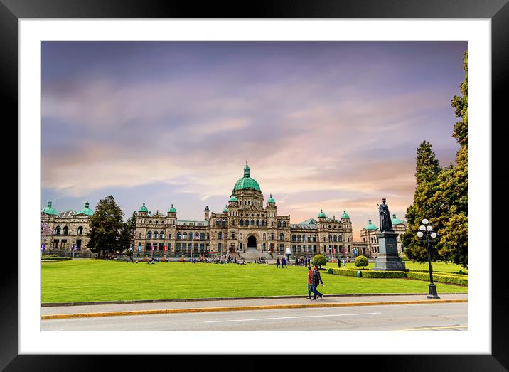 Early Morning In Victoria Framed Mounted Print by Darryl Brooks