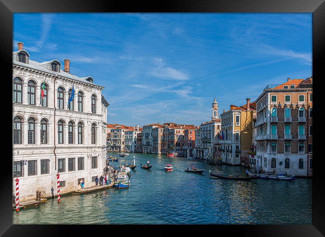 Bend in the Grand Canal Framed Print by Darryl Brooks