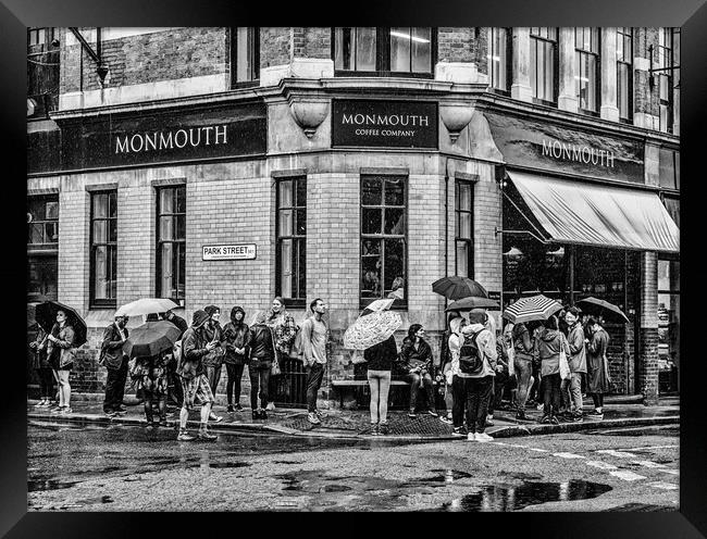 Monmouth Coffee Company Framed Print by Darryl Brooks