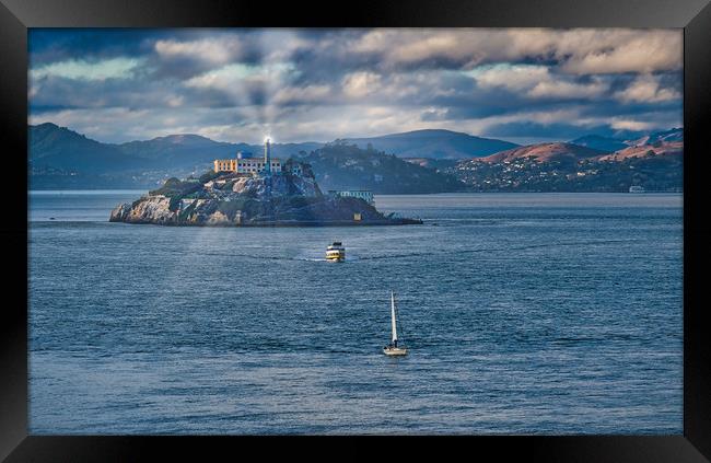 Escape from Alcatraz Framed Print by Darryl Brooks