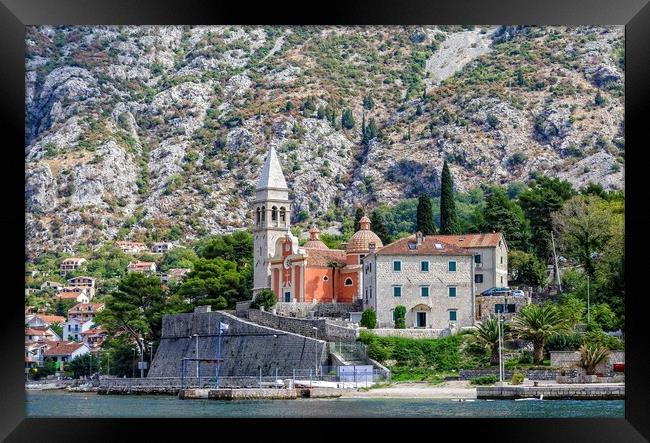 Old Church in Kotor Framed Print by Darryl Brooks