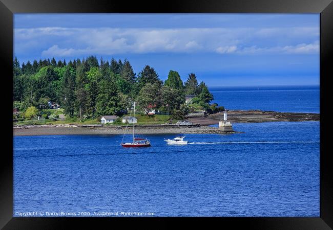 Point in Nanaimo Framed Print by Darryl Brooks
