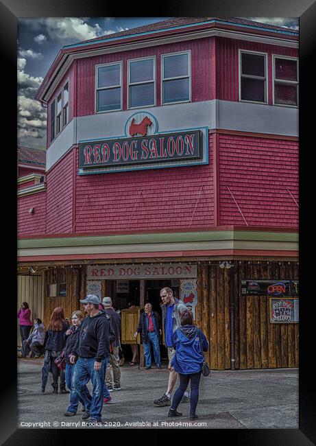 Red Dog Saloon in Juneau Alaska Framed Print by Darryl Brooks