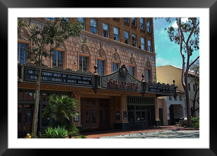 The Granada Theater Framed Mounted Print by Darryl Brooks