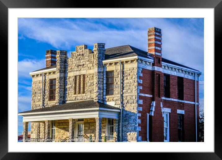 Old Stone Building in Morning Light Framed Mounted Print by Darryl Brooks
