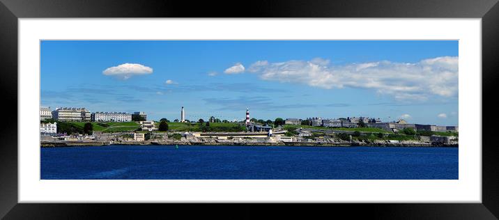 Plymouth Hoe Framed Mounted Print by Sean Clee