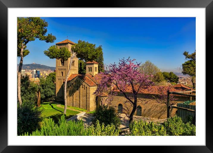 Cathedral of the Catholic monastery in Spain Framed Mounted Print by Alexander Ov