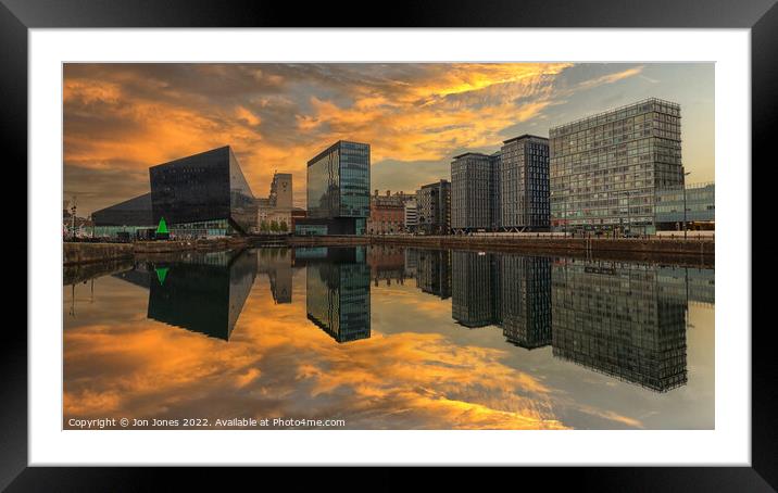 Liverpool Docks  Framed Mounted Print by Jon Jones