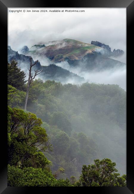 After the Storm in the Tasman National Park Framed Print by Jon Jones