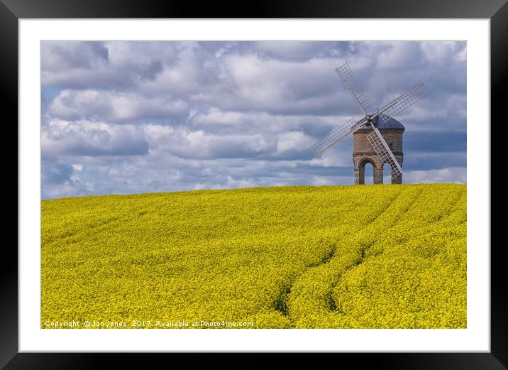 Chesterton Windmill in Warwickshire Framed Mounted Print by Jon Jones