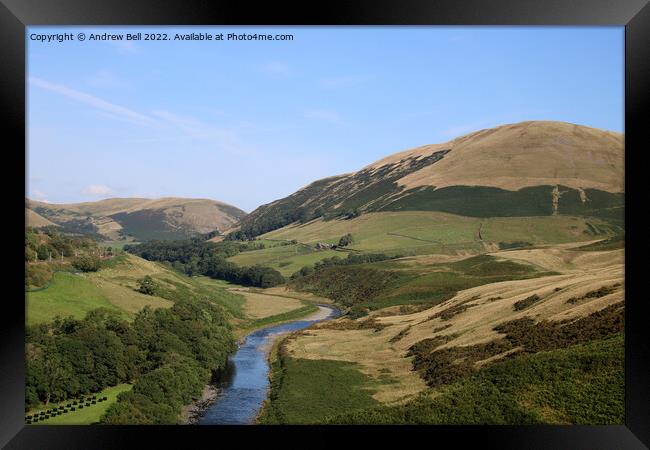 Lune Gorge in Cumbria Framed Print by Andrew Bell