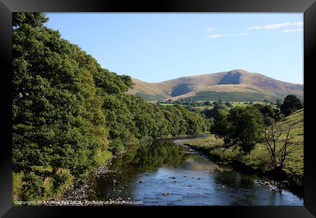 River Lune Beckfoot Framed Print by Andrew Bell