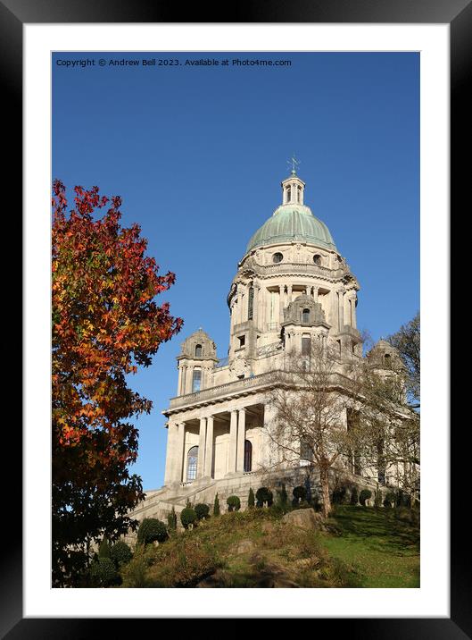 Lancaster Ashton Memorial Framed Mounted Print by Andrew Bell