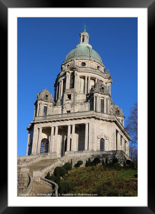 Ashton Memorial Lancaster Framed Mounted Print by Andrew Bell