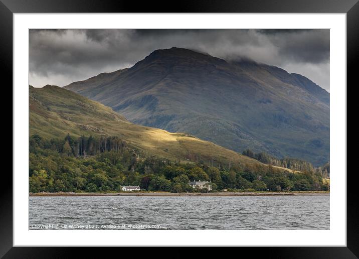 Knoydart Framed Mounted Print by Liz Withey