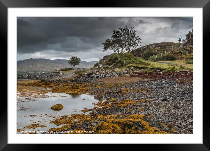 Loch nan Ceall, Arasaig Framed Mounted Print by Liz Withey