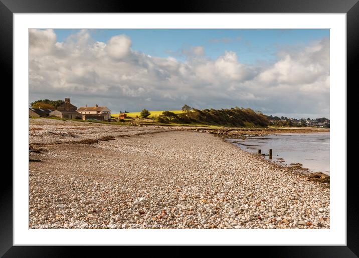 The Shore, Bolton- le Sands Framed Mounted Print by Liz Withey