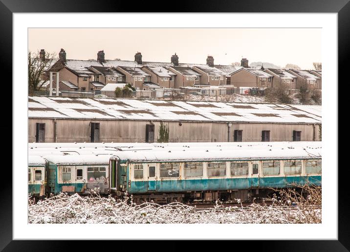 Urban View, Carnforth Framed Mounted Print by Liz Withey