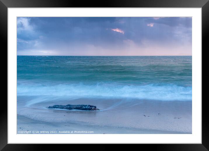 After the Rain, Camusdarach Framed Mounted Print by Liz Withey
