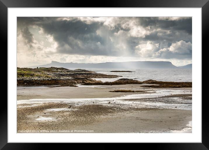 Isle of Eigg Framed Mounted Print by Liz Withey