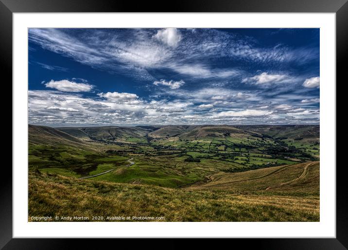 Over The Hills And Far Away Framed Mounted Print by Andy Morton