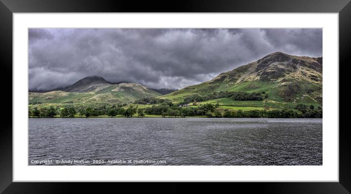 Buttermere Framed Mounted Print by Andy Morton