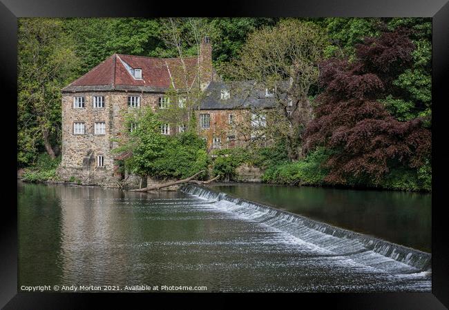 The Old Mill, Durham Framed Print by Andy Morton