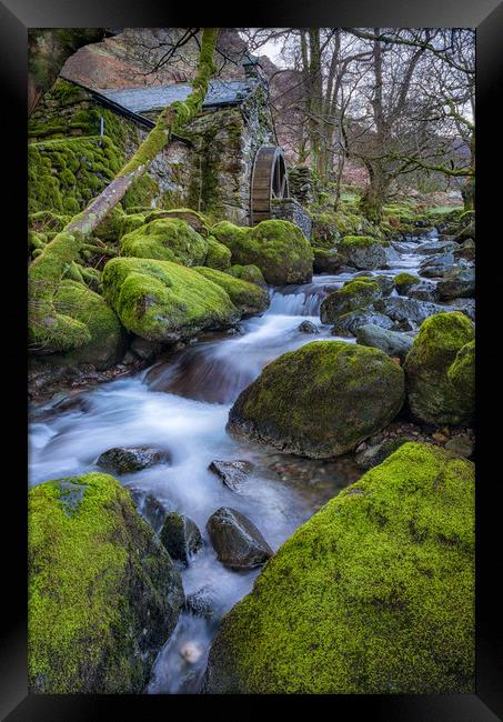 Water Mill Framed Print by Craig Breakey