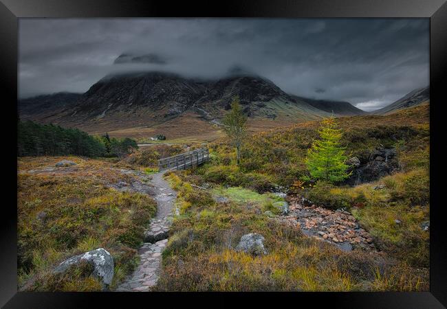 Buachaille Etive More view point. Framed Print by Craig Breakey
