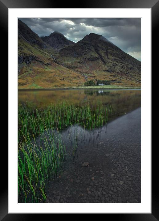 Glencoe cottage Framed Mounted Print by Craig Breakey