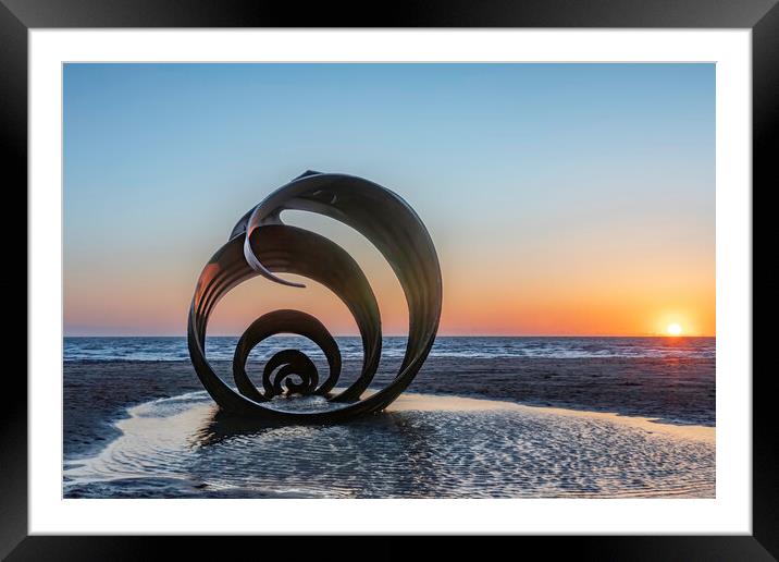 Golden Hour at Marys Shell Framed Mounted Print by James Marsden