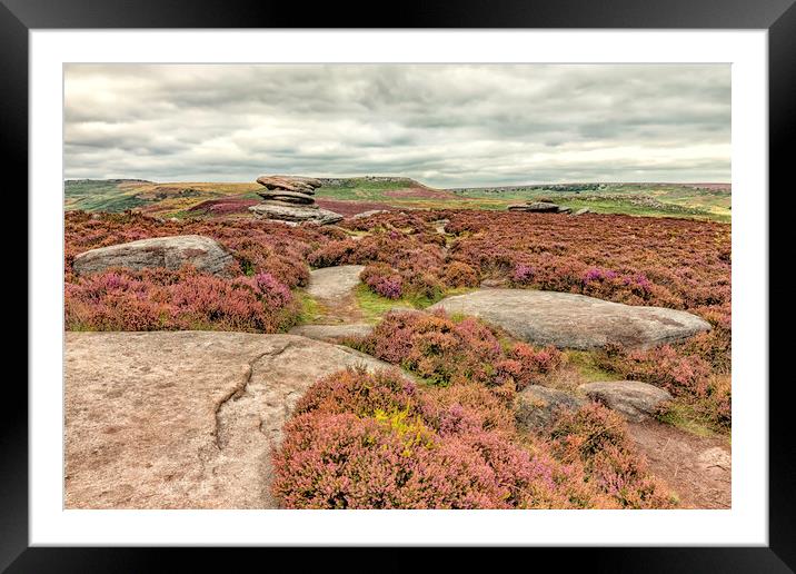 Surprise View in the Peak District Framed Mounted Print by James Marsden
