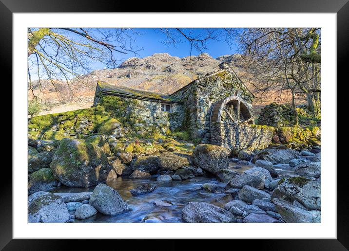 The Old Watermill Framed Mounted Print by James Marsden