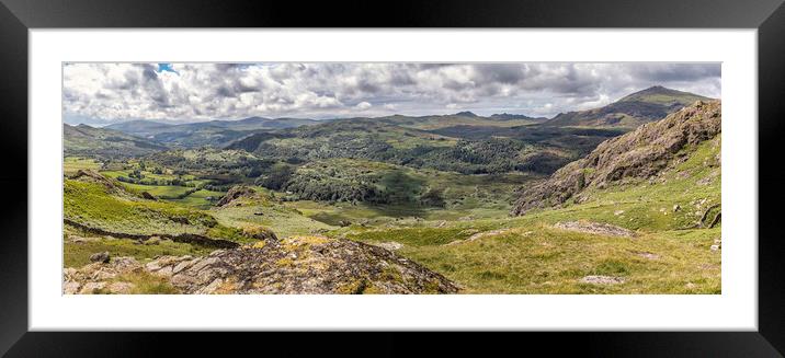 Majestic Duddon Valley Views Framed Mounted Print by James Marsden