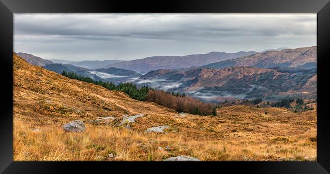 Majestic Scottish Highland Landscape Framed Print by James Marsden