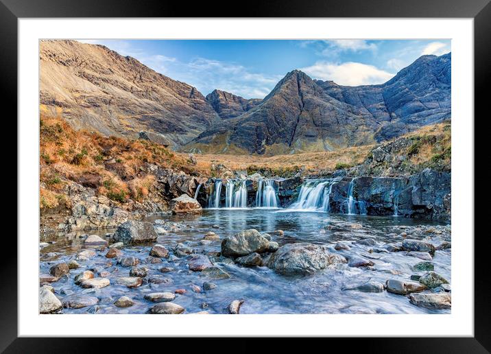 Fairy Pool Isle of Skye Framed Mounted Print by James Marsden