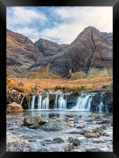 the magical Fairy Pools Framed Print by James Marsden