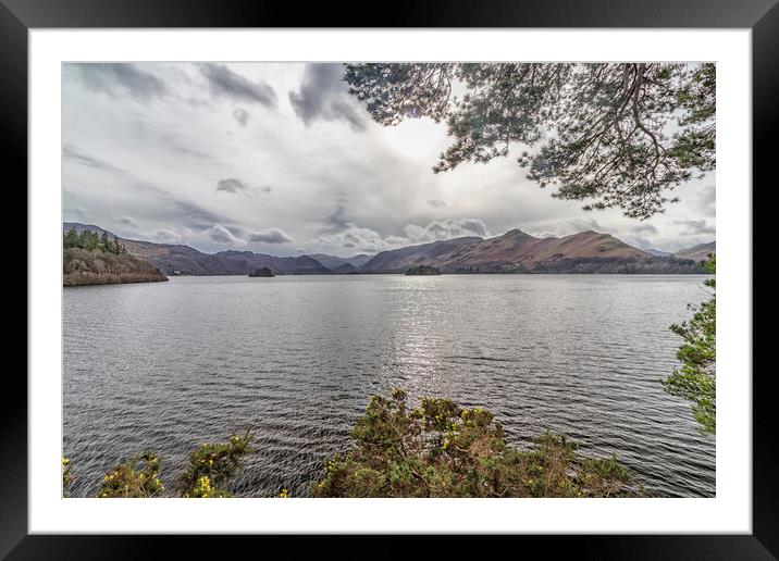 The Amazing Views from Friars Crag Framed Mounted Print by James Marsden