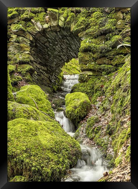 Majestic Waterfall Archway Framed Print by James Marsden