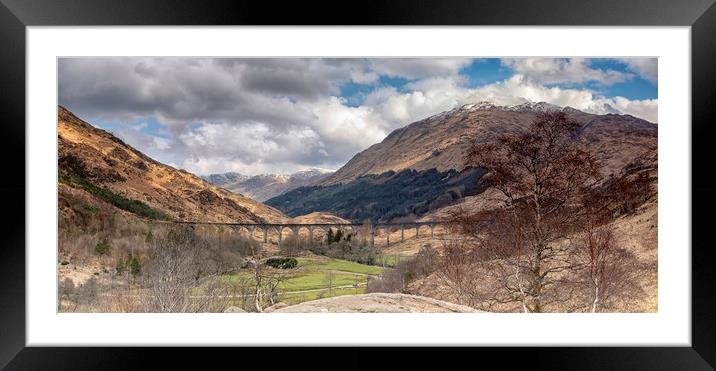 The Majestic Glenfinnan Viaduct Framed Mounted Print by James Marsden